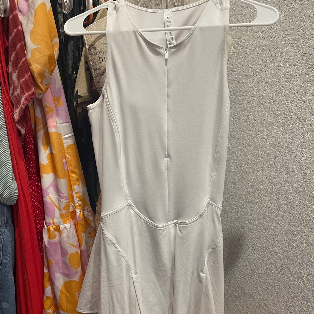 White Lululemon Tennis Dress